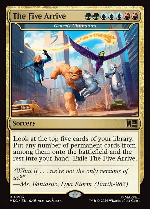 the-five-arrive